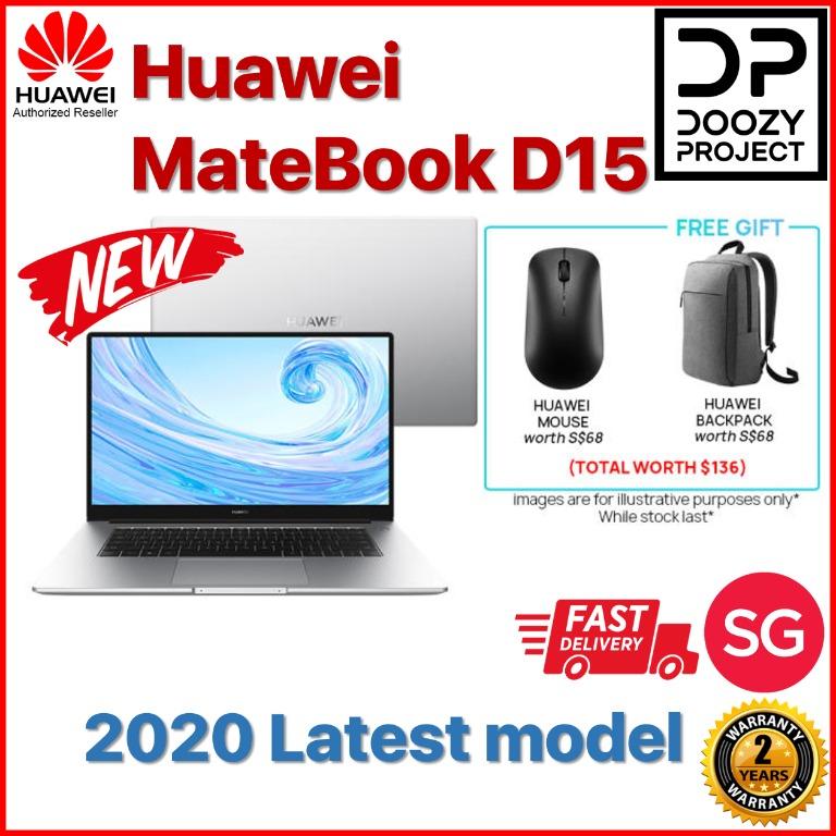 Huawei Matebook D15 15 6 Promo Free Orignal Free Bagpack Electronics Computers On Carousell