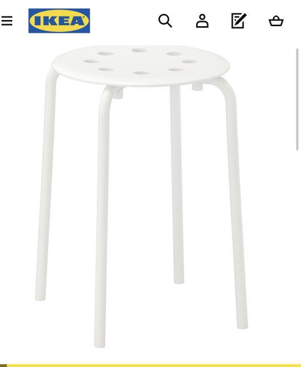 ikea stool, Furniture & Home Living, Furniture, Chairs on Carousell