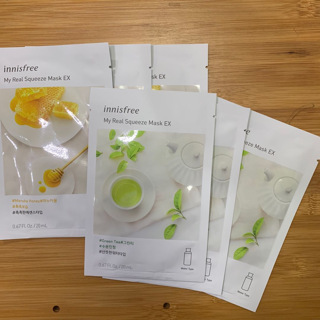 AUTHENTIC Innisfree My Real Squeeze Mask EX