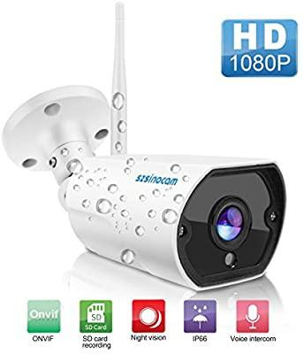 IP Camera SZSINOCAM 1080P HD Wireless Security Camera Outdoor