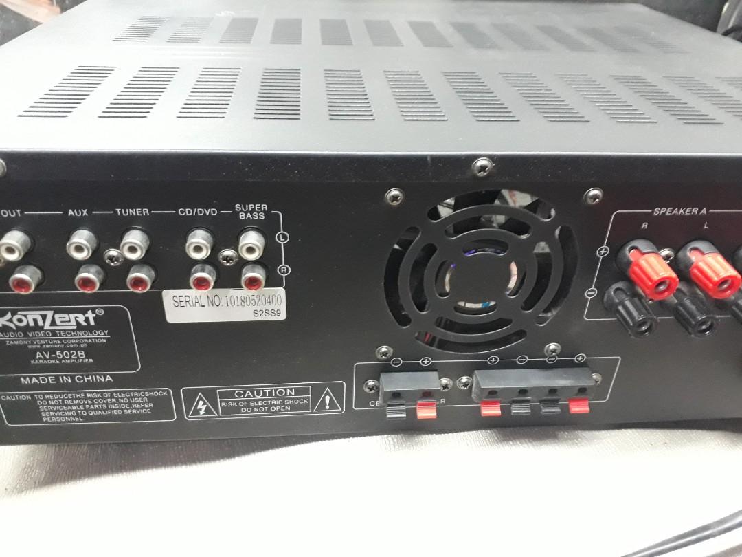 KONZERT 502 AMPLIFIER, Audio, Soundbars, Speakers & Amplifiers on Carousell