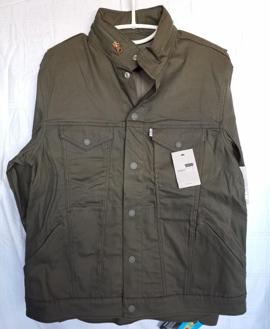 Levi's commuter shop jacket olive