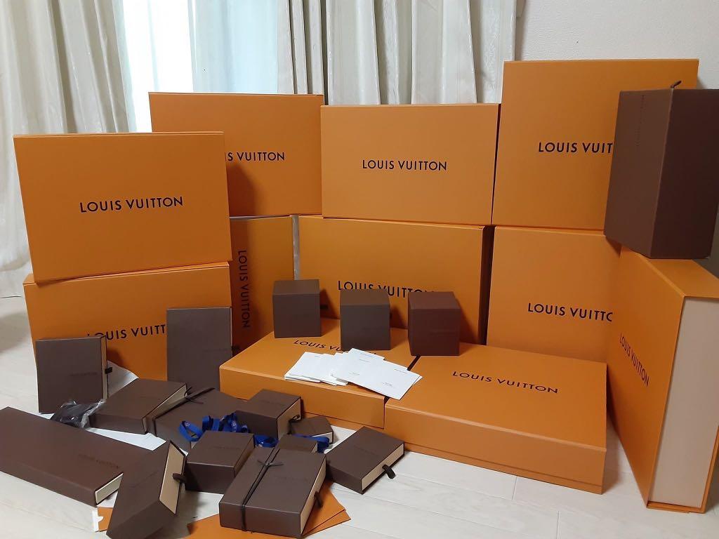 history of LV boxes, dustbag, packaging etc ?