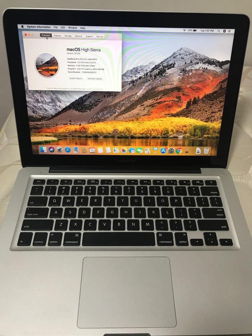 MacBook Pro (Category: Laptops & Notebooks) located in Singapore. Submitted by elsievanessa.ong (Listing ID 1014012349, Image 1). Description: Newly changed LCD screen. All running well. 2011 make. Comes with charger. Also just bought. Selling because moving. Offer me your best. First come first serve. .