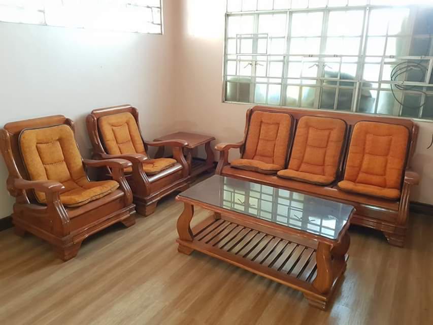 Malaysian wood hot sale sofa set