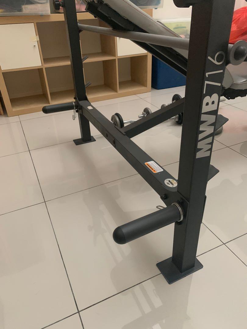 Marcy MWB 716 Olympic Bench Sports Equipment Exercise Fitness