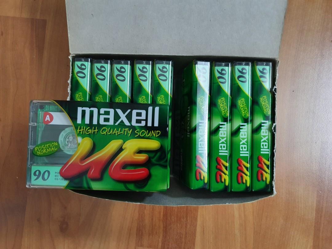 Maxell Blank VHS Tapes - 60 Minute Recording Time, Black Cassette (Brand New Condition)