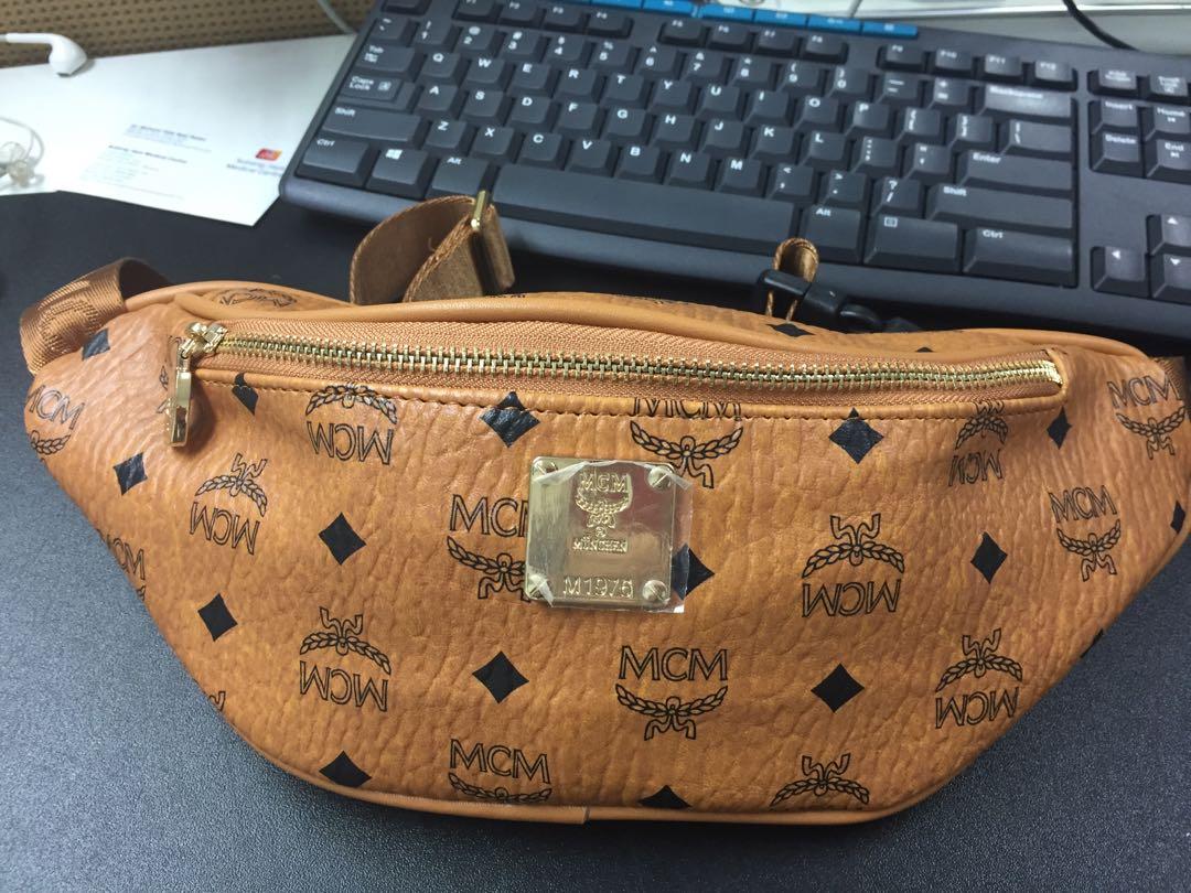 Pouch bag clearance mcm