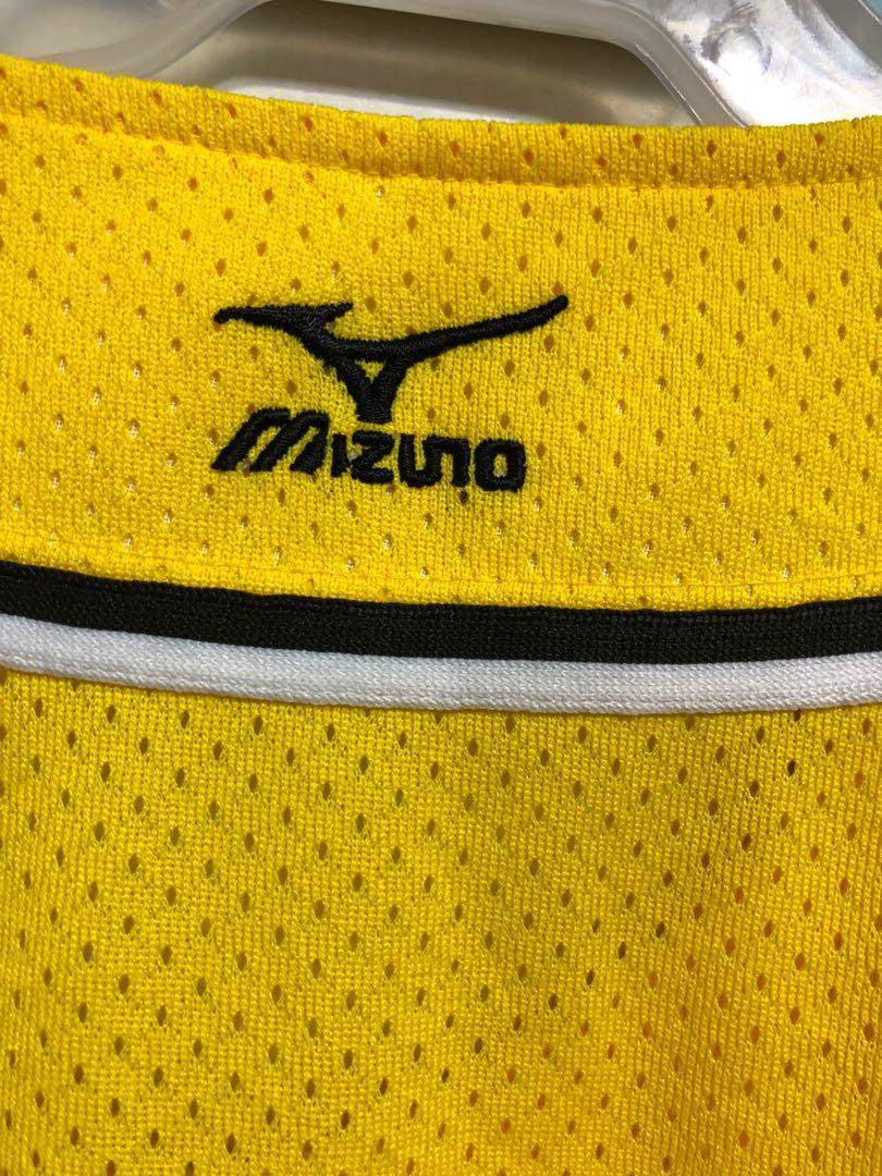  Mizuno (Mizuno) Tigers Goods 髙山 俊 Printed Color Jersey (X  Yellow) , yellow : Sports & Outdoors