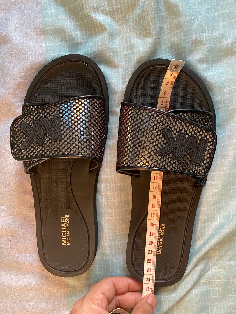 MK slide Women s Fashion Footwear Flats Sandals on Carousell