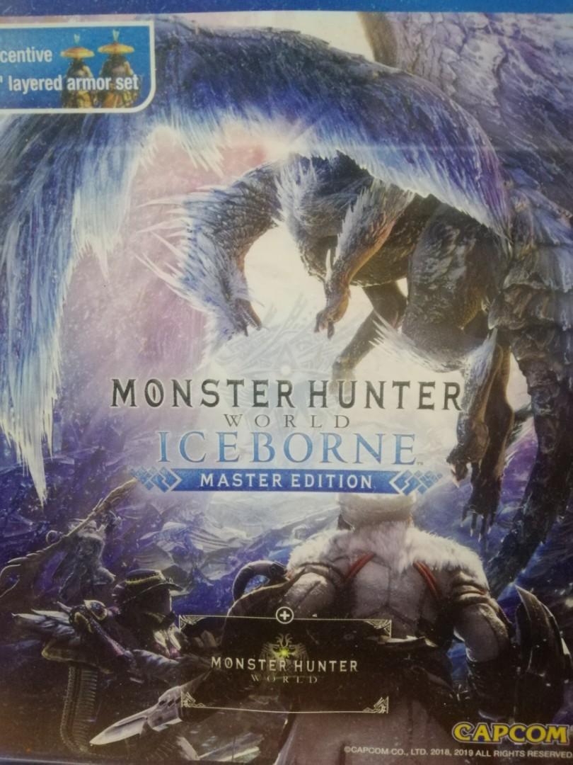 Monster Hunter Iceborne Master Edition Toys Games Video Gaming Video Games On Carousell
