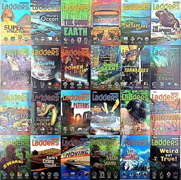 National Geographic Ladders (24 books), Books & Stationery, Children's Books on Carousell