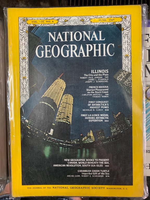 National Geographic Magazine June 1967, Hobbies & Toys, Books