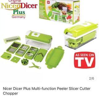 Nicer Dicer Plus Multi-function Peeler Slicer Cutter Chopper