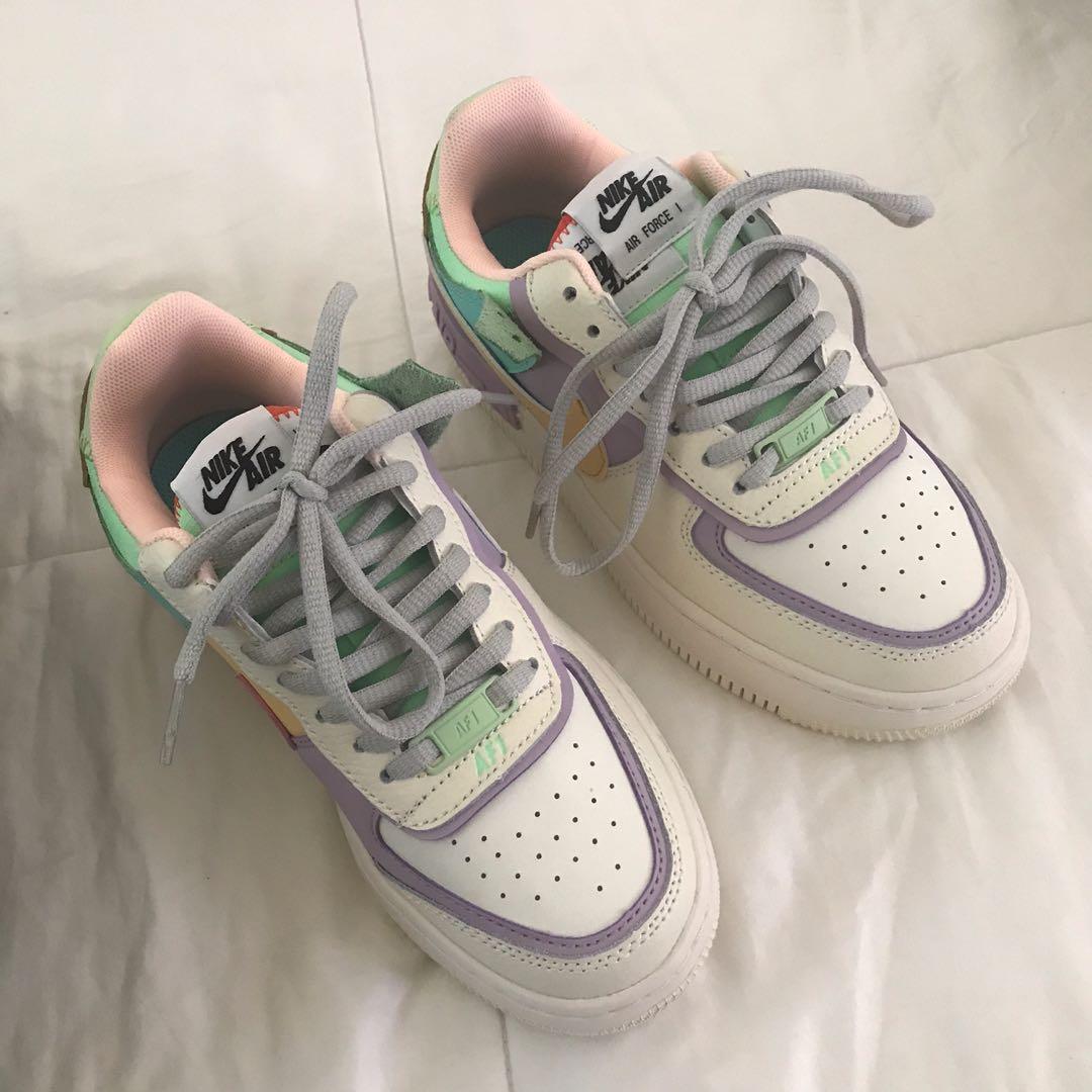 nike air force ivory pastel