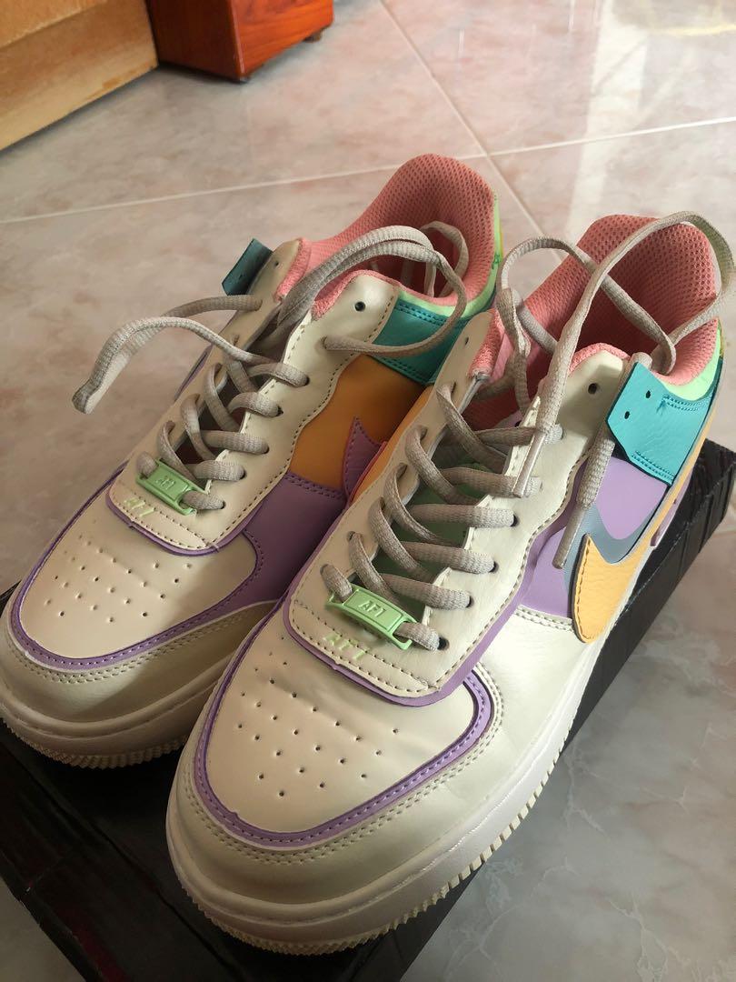 pale pink air force 1 lo trainers