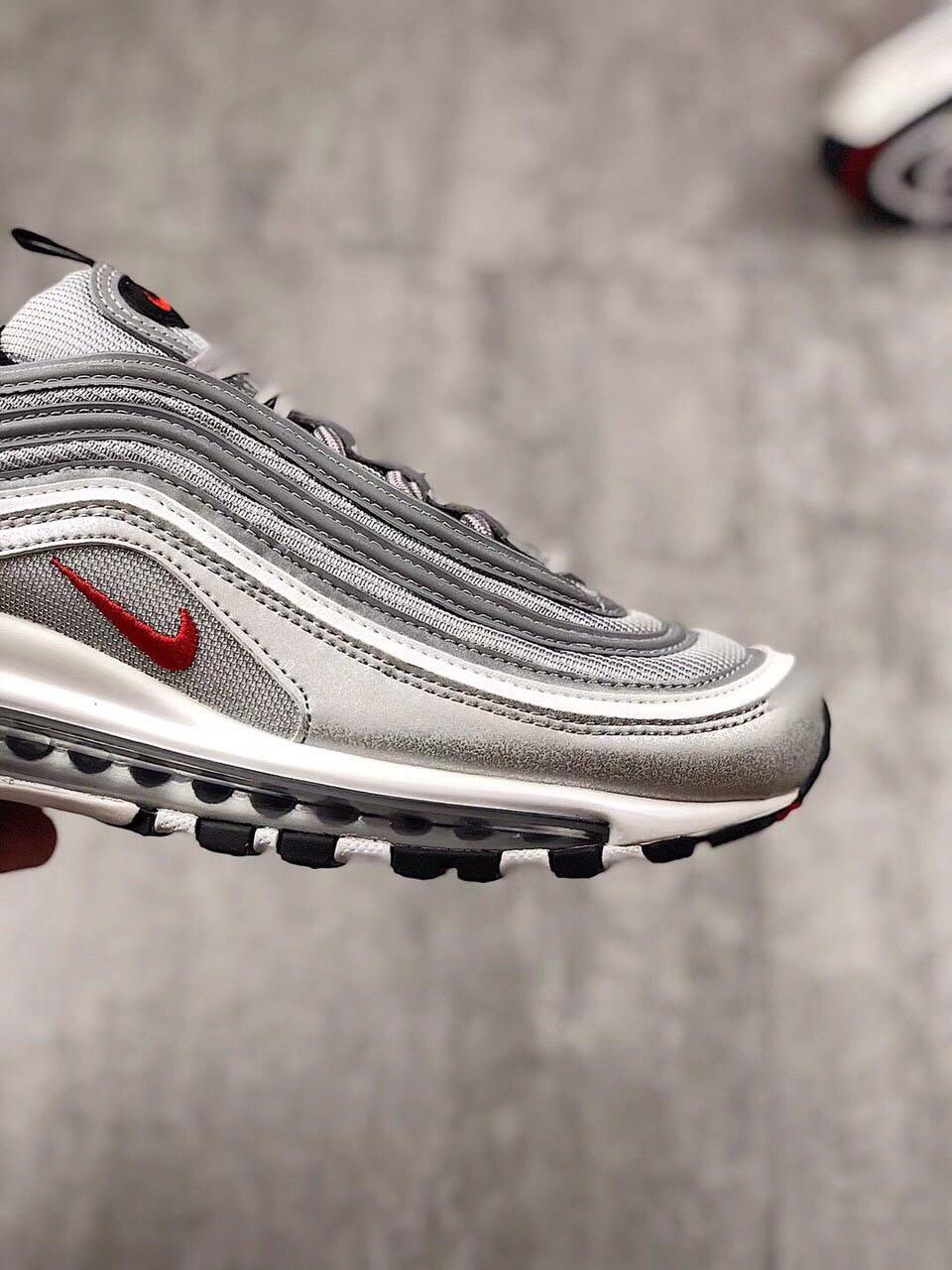Nike Air Max 97 Silver Bullet Men S Fashion Footwear Sneakers On Carousell