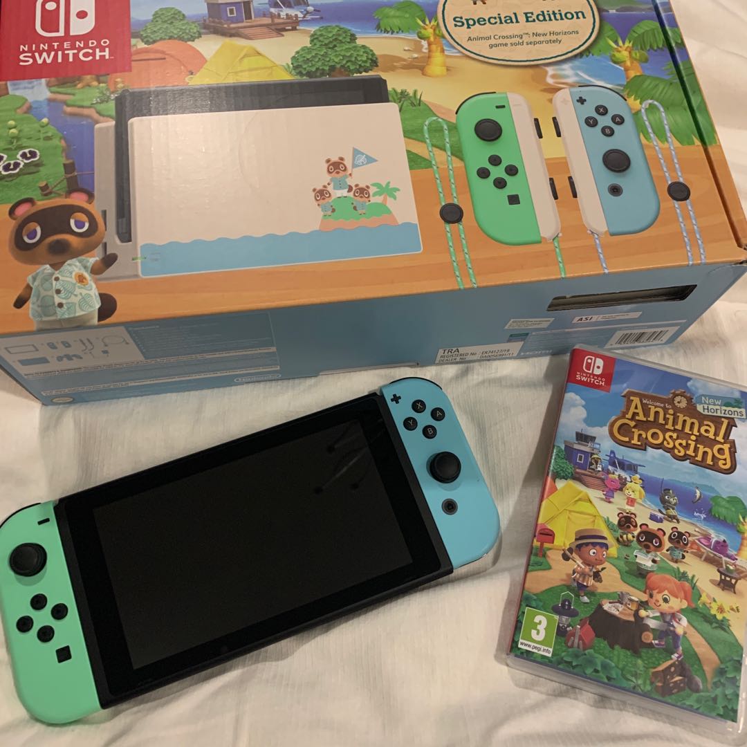 nintendo switch price with animal crossing