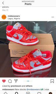 Off white dunk low