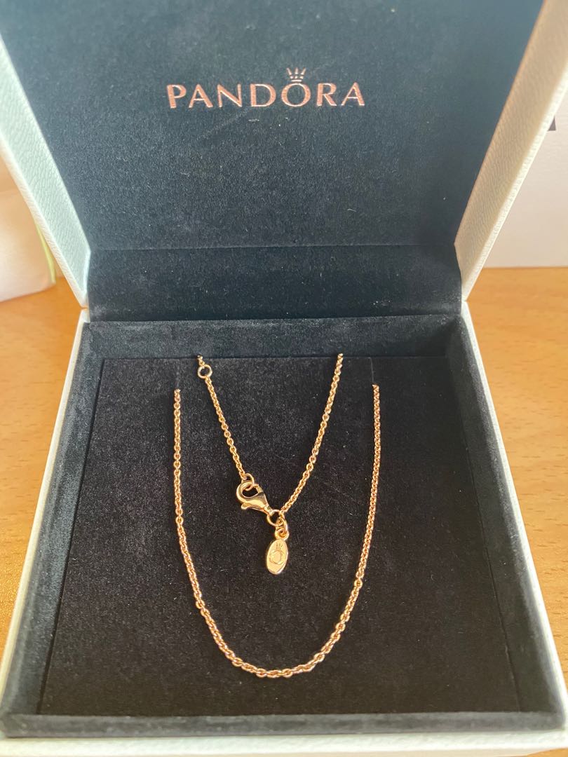 Pandora Rose Gold Necklace Chain 