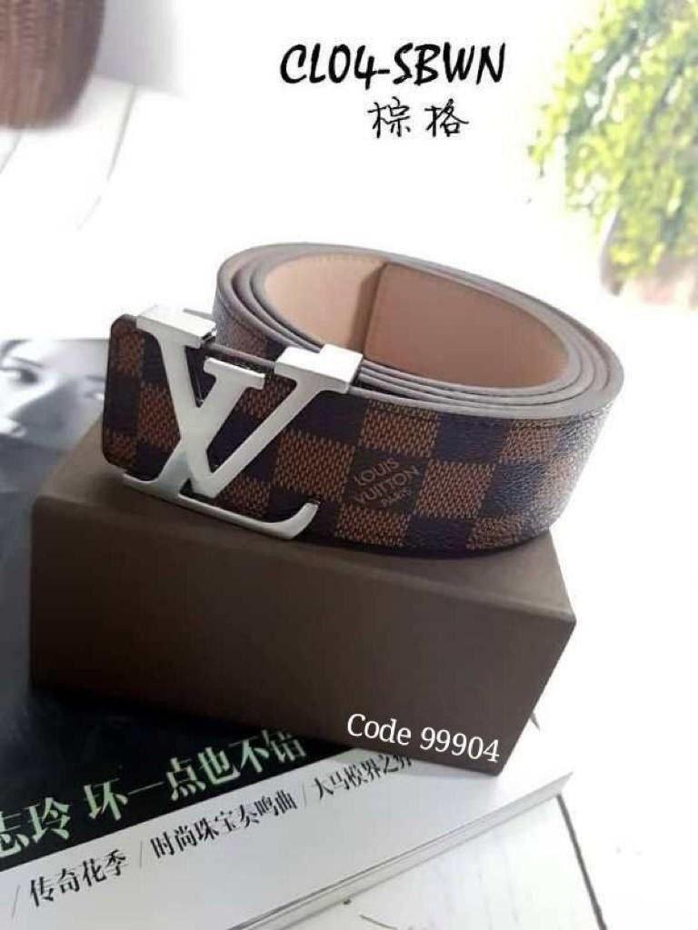 Gucci and louis vuitton belts store