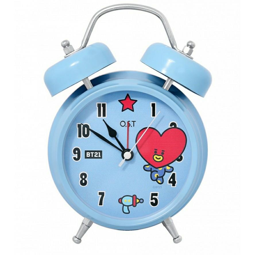 Preorder BTS BT21 Official X O.S.T Table Alarm Clock, Hobbies & Toys