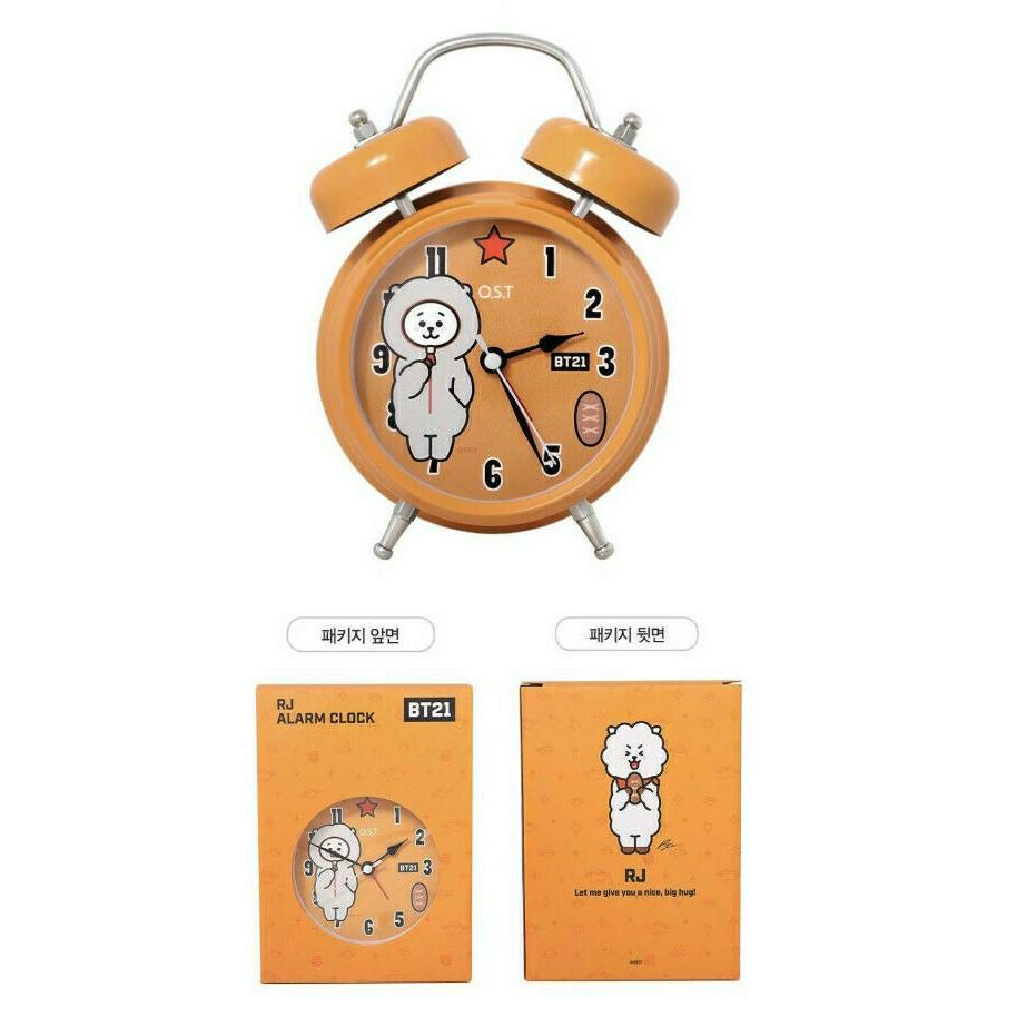 Preorder BTS BT21 Official X O.S.T Table Alarm Clock, Hobbies & Toys, Memorabilia