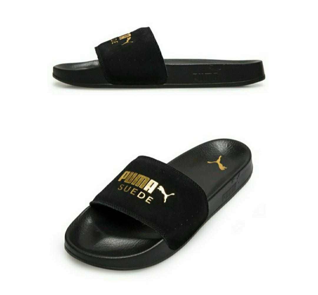 Puma Leadcat Suede Slides, Women's Fashion, Footwear, Flipflops and Slides  on Carousell
