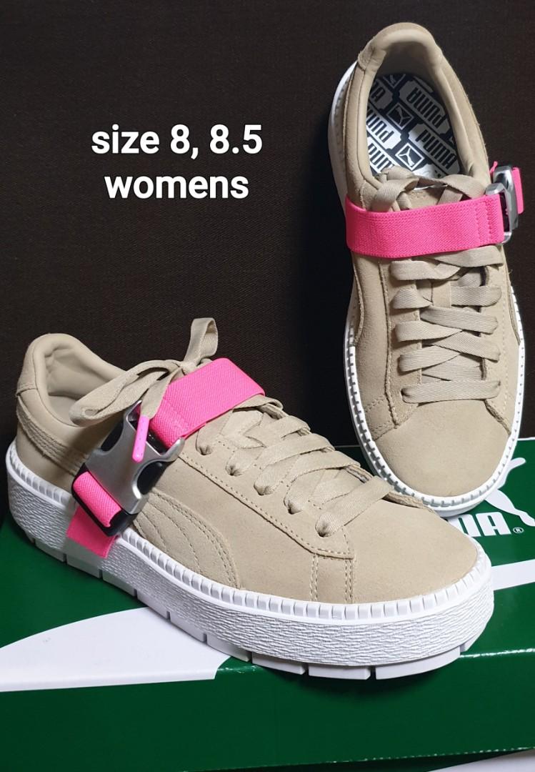 platform trace buckle women's sneakers