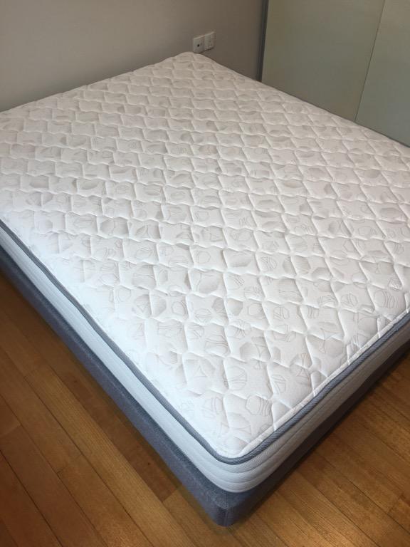Queen Divan Bed With Magic Koil Orthopaedic Supreme Mattress