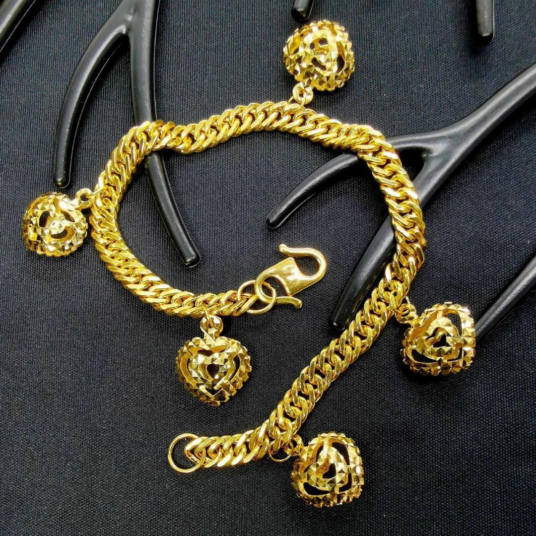 Rantai Tangan Emas 916 Dewasa Women S Fashion Jewellery On Carousell