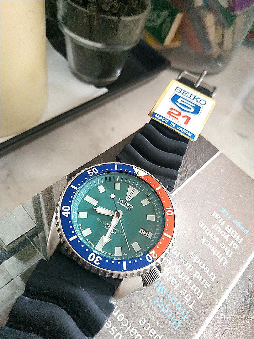 Rare Seiko Vintage Divers Mint New Vintage Collectibles Ultra Rare Seiko Divers 7002 Tuna Sumo Rolex Ap Panerai Skx007 Men S Fashion Watches On Carousell