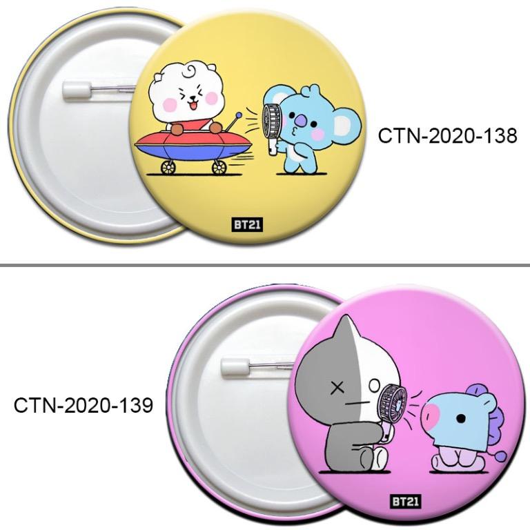 Kpop Cartoons- Kpop - Laptop Sticker - Dot Badges