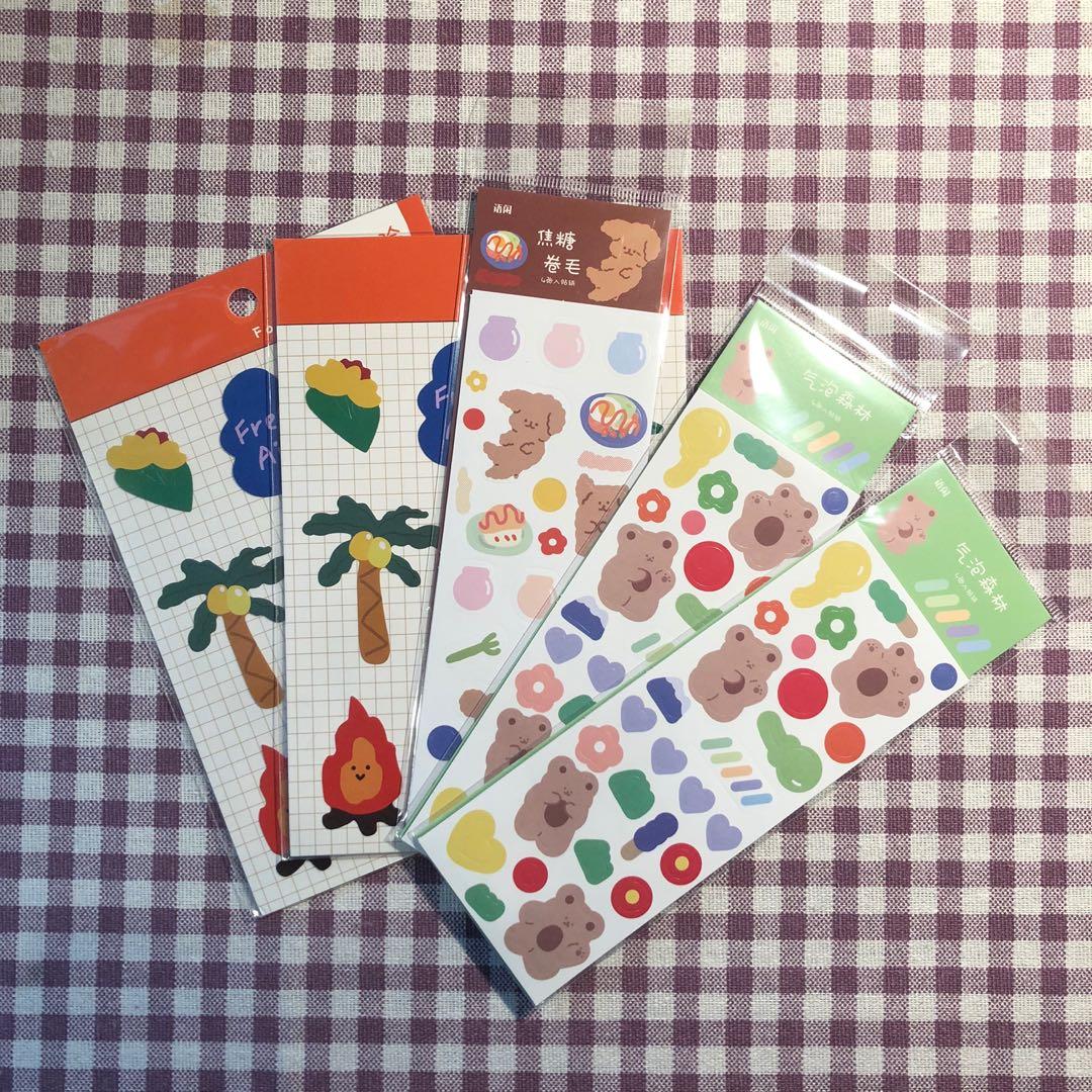 rs cute stickers bullet journal bujo tags korean stationary stickers cute bts twice gfriend izone itzy