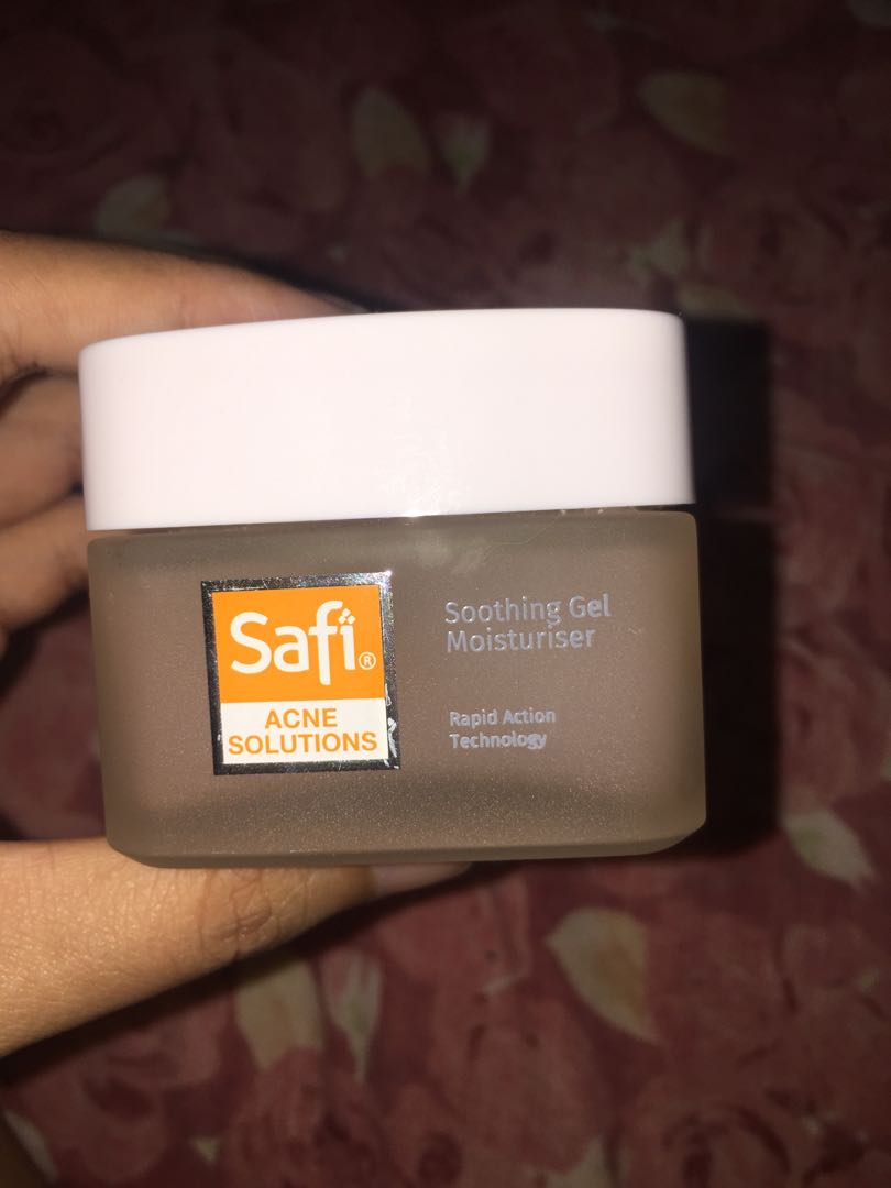 safi soothing gel moisturiser
