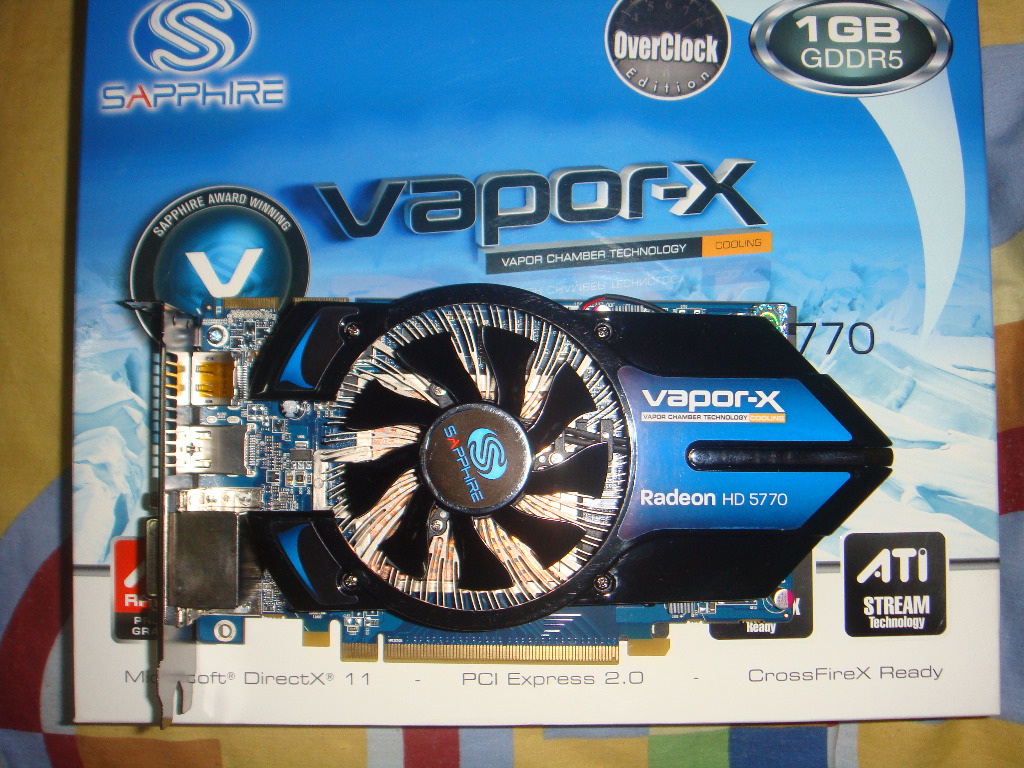 Sapphire HD 5770 Vapor X Crossfire Computers Tech Parts