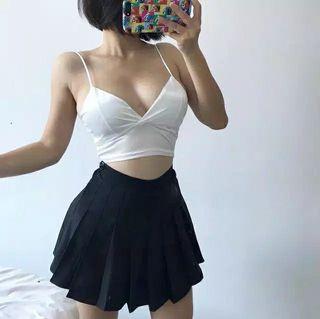 Satin Bralette White