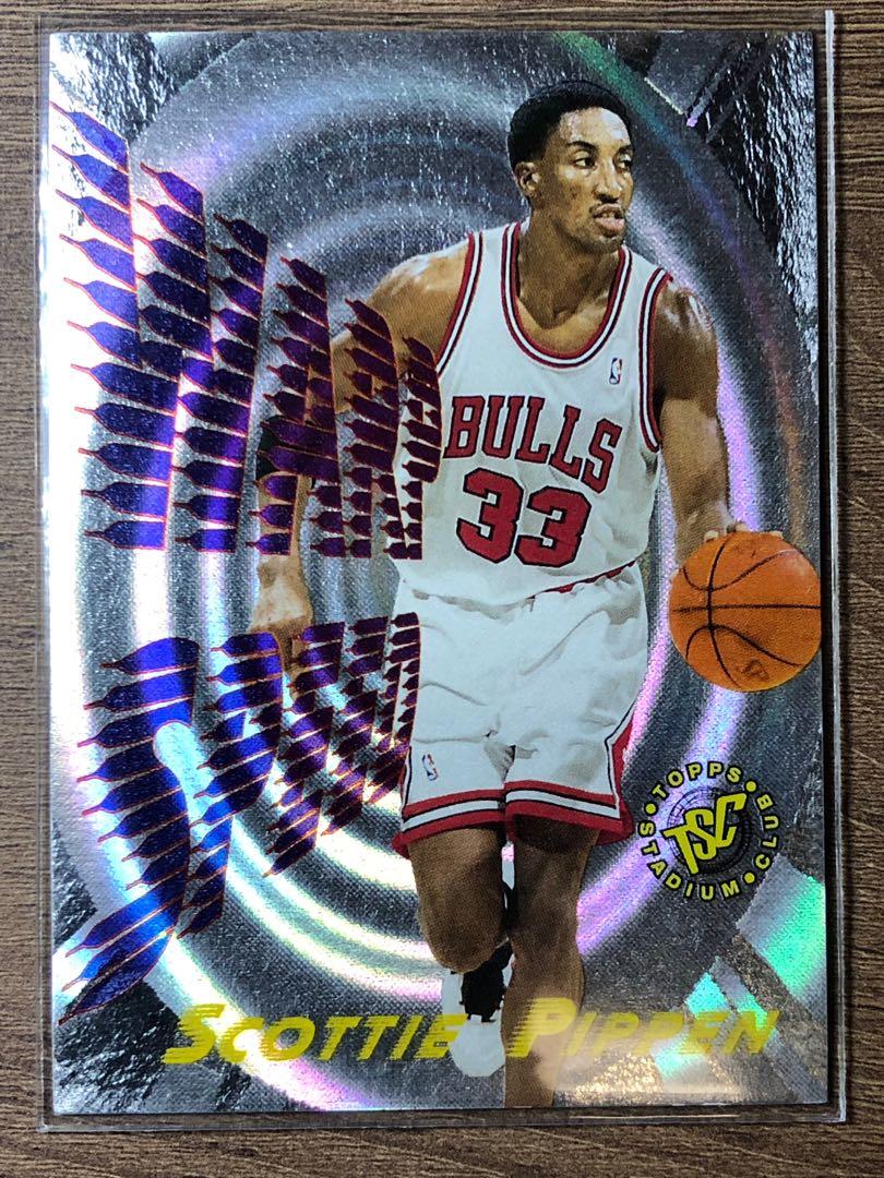 Scottie Pippen NBA Chicago Bulls Topps Stadium Warp Speed insert card,  Hobbies & Toys, Toys & Games on Carousell