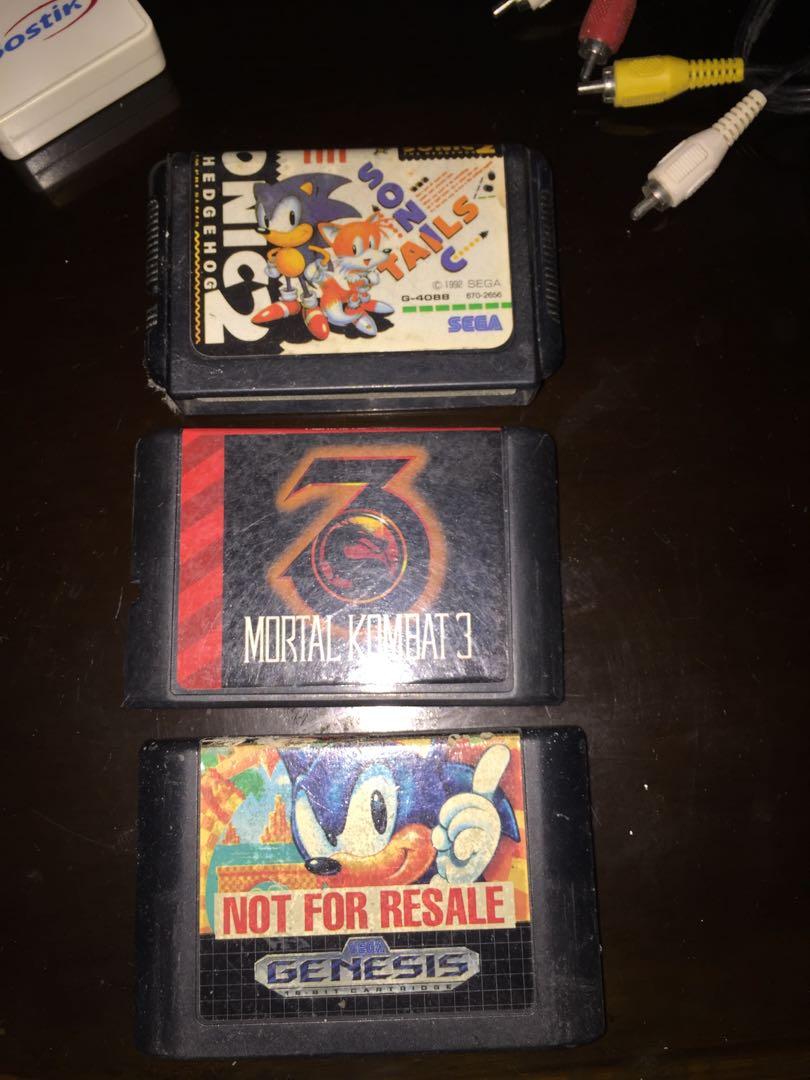 Sega genesis game cartridge (Category: Nintendo) located in Cebu City. Submitted by coy888 (Listing ID 1014086145, Image 1). Description: 3 sega game cartridge genesis selling it as is where is .
