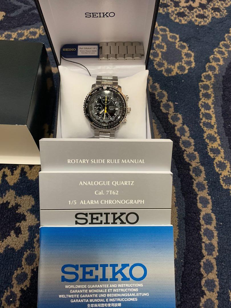 Seiko Flightmaster SNA411P1 rare model Men s Fashion Watches