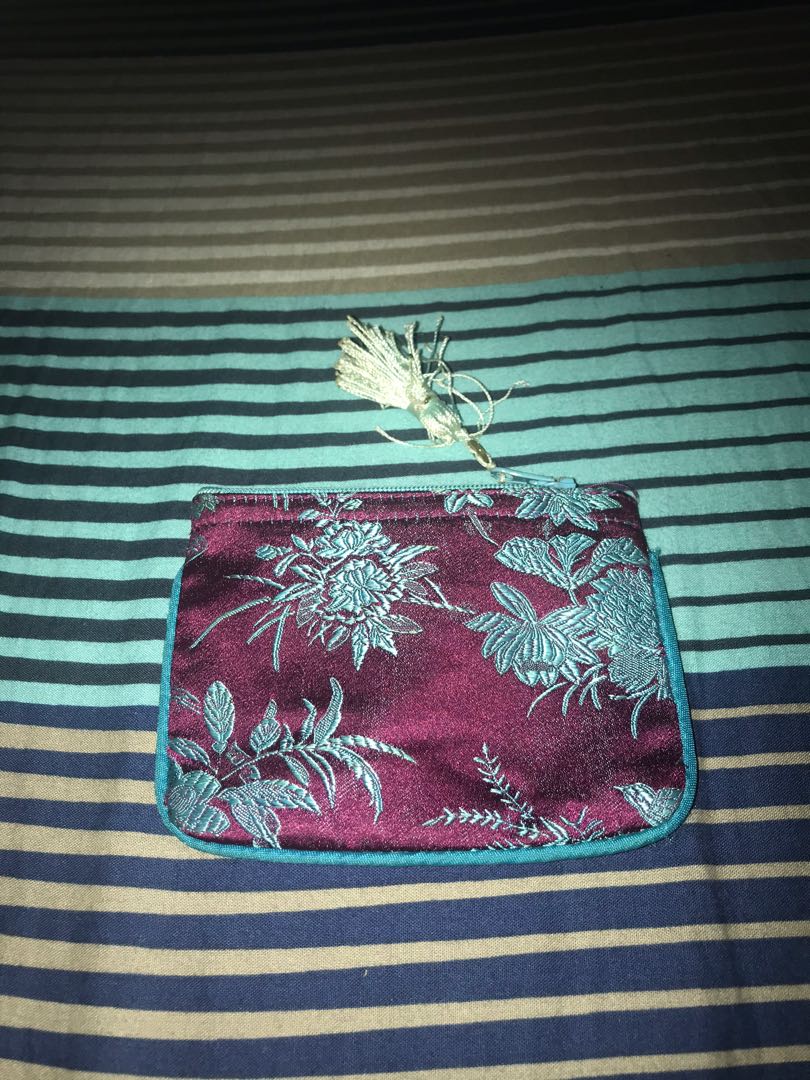 purple coin purse