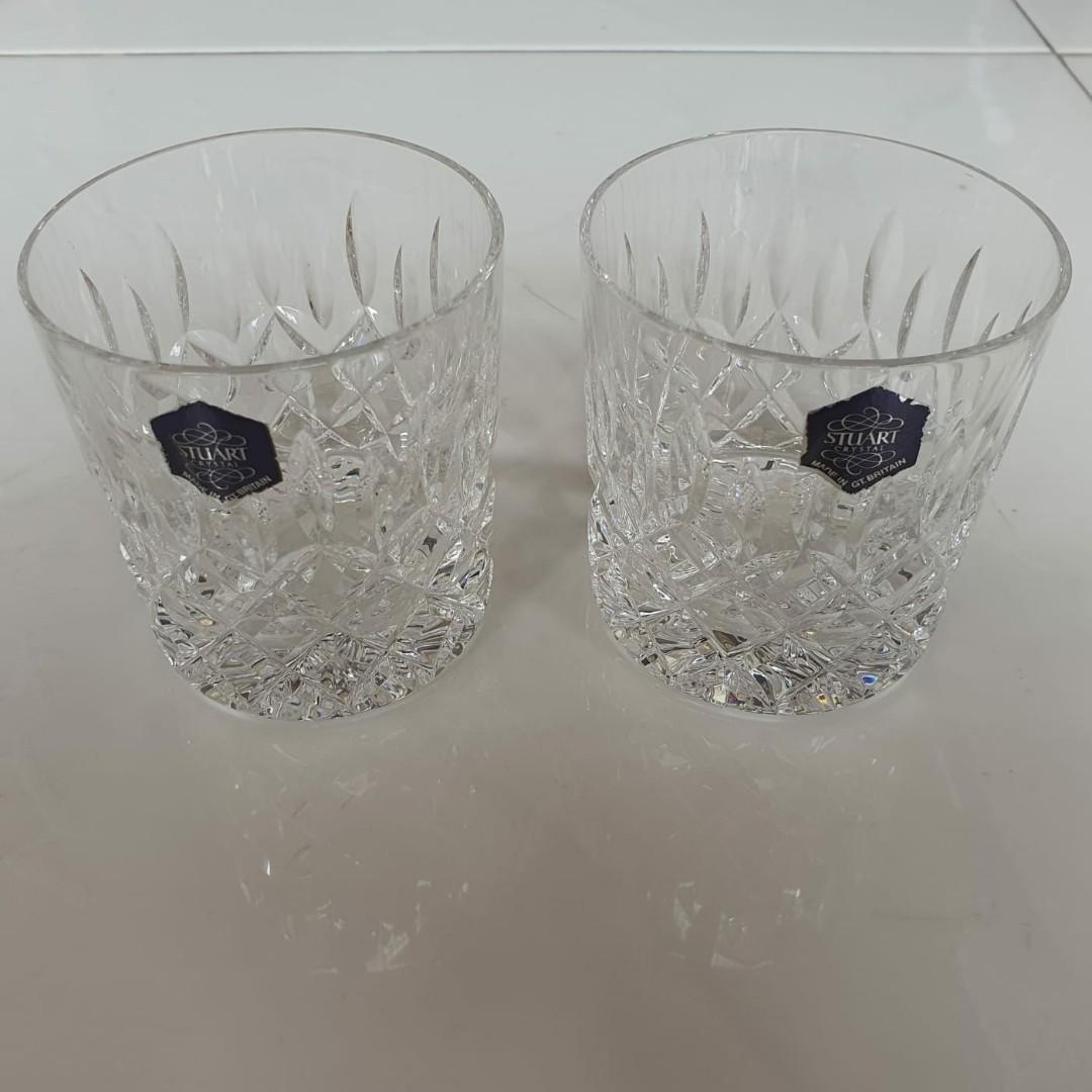 Whisky Brandy Wine Glasses Stuart Crystal Vintage And Collectibles Vintage Collectibles On Carousell