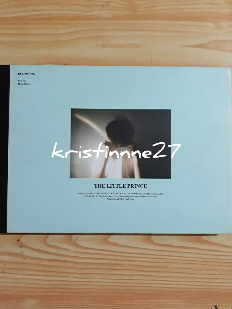 Super Junior Ryeowook The Little Prince Album K Wave On Carousell