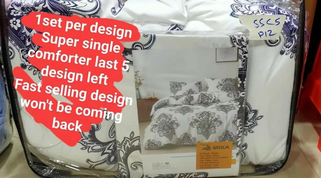 Super Single Comforter Set, Furniture & Home Living, Furniture, Bed