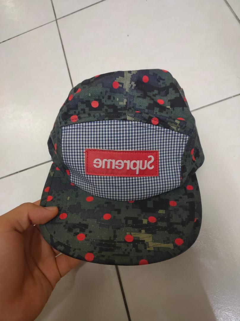topi supreme original vs fake