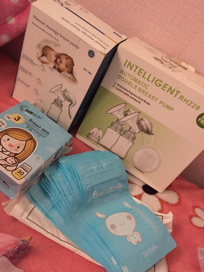 Take All Electric Breastpump Manual Pump 3oz 8oz Storage Milk