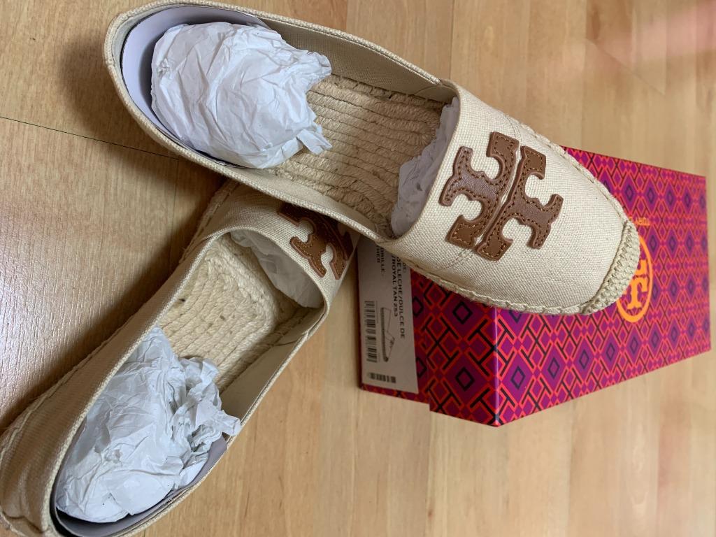 Tory burch weston flat espadrille canvas hotsell