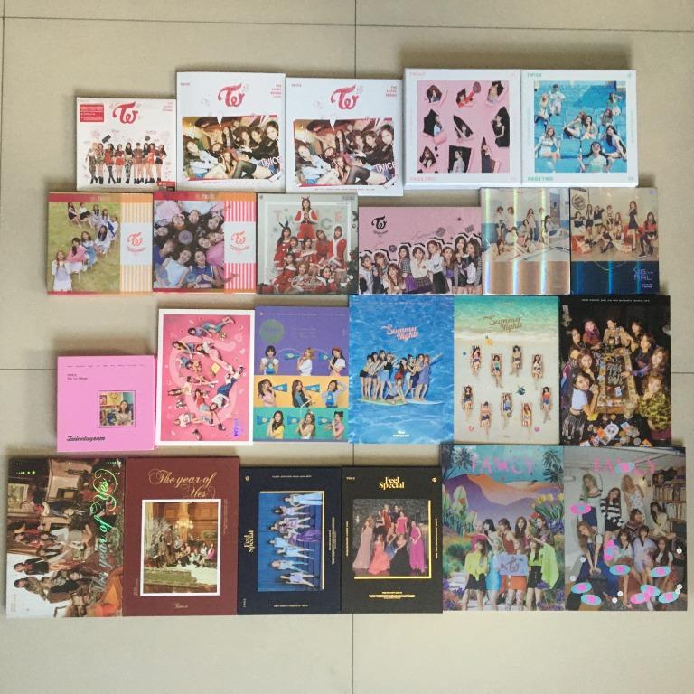 Twice Official Albums On Hand Tsb Page 2 Tcl1 Lane 1 Tcl2 Lane 2 Signal Twicetagram Ttg What Is Love Wil The Year Of Yes Tyoy Fancy Feel Special Unsealed K Wave On Carousell