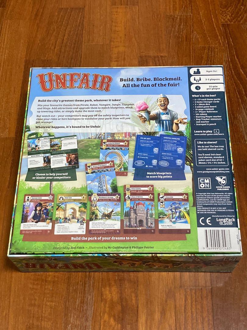 Unfair Kickstarter Game (+ ABDW Expansion), Hobbies & Toys, Toys