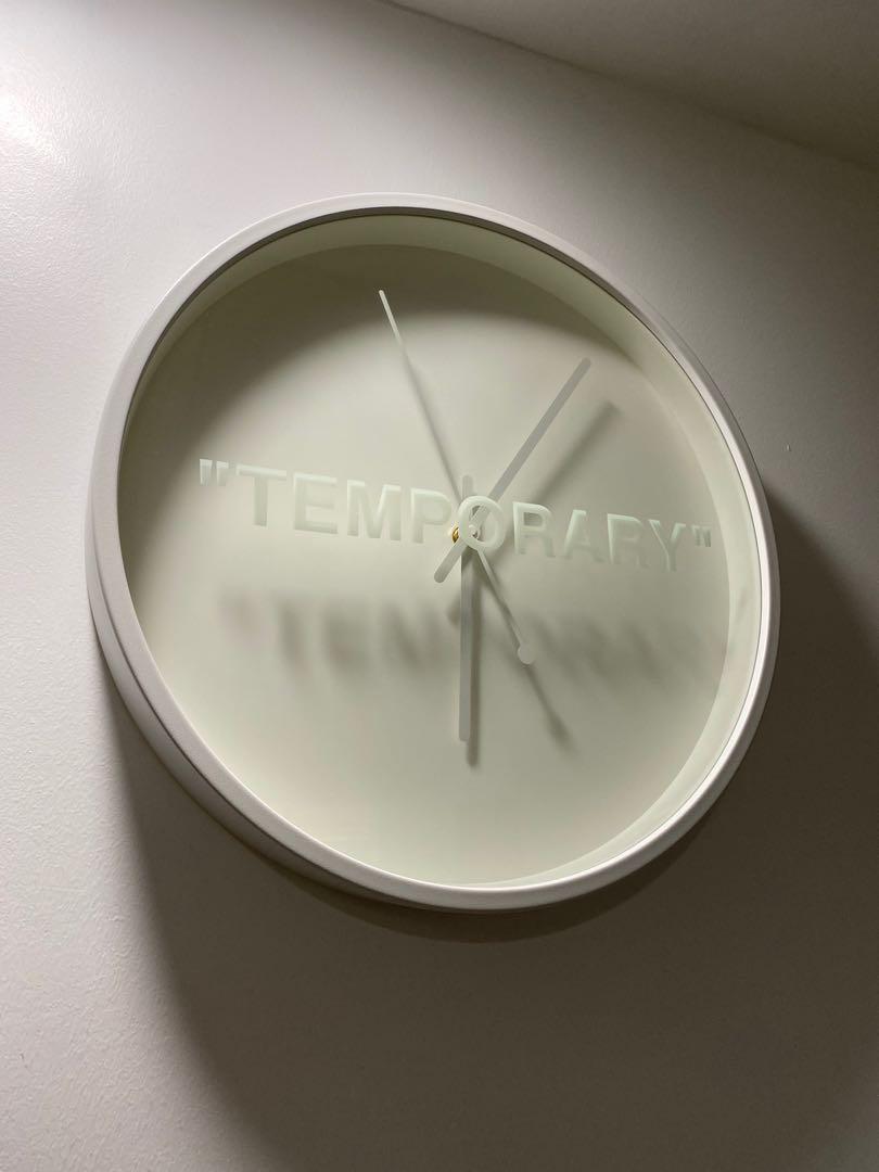 Virgil Abloh X Ikea Clock Temporary Electronics Others On Carousell